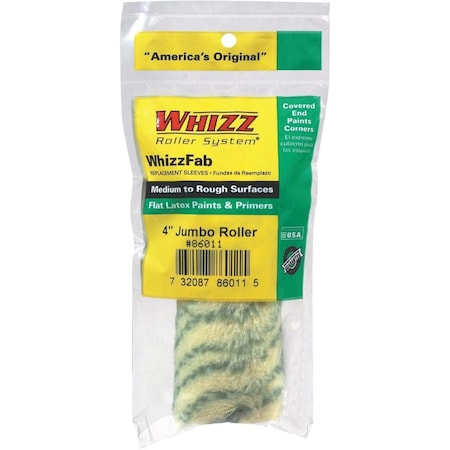 Whizz WhizzFab 4 In. x 1/2 In. Polyamide Fabric Jumbo Roller Cover 86011